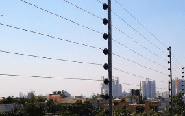 Instalação de cerca elétrica em muro residencial no Rio de Janeiro